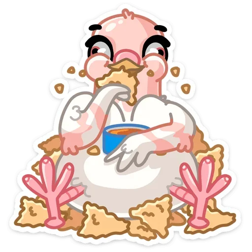 😂 Стикер «Лети в мой сад» для Telegram