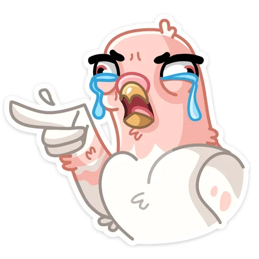 😔 Стикер «Лети в мой сад» для Telegram