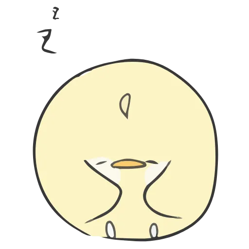 😴 Стикер «Little Bird» для Telegram