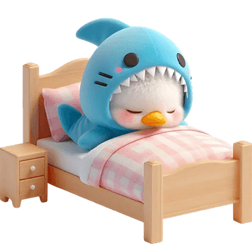 😴 Стикер «Утиная акула» для Telegram