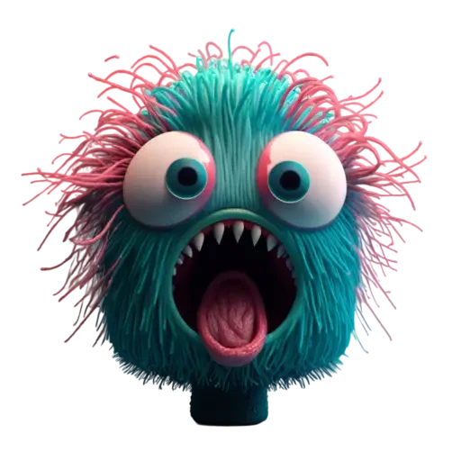 Стикерпак «fuzzies» для Telegram — обложка