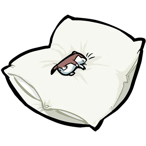 😴 Стикер «Горностайчик Гера Без Текста» для Telegram