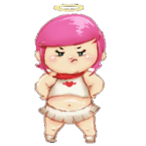 😠 Стикер «Little girl» для Telegram