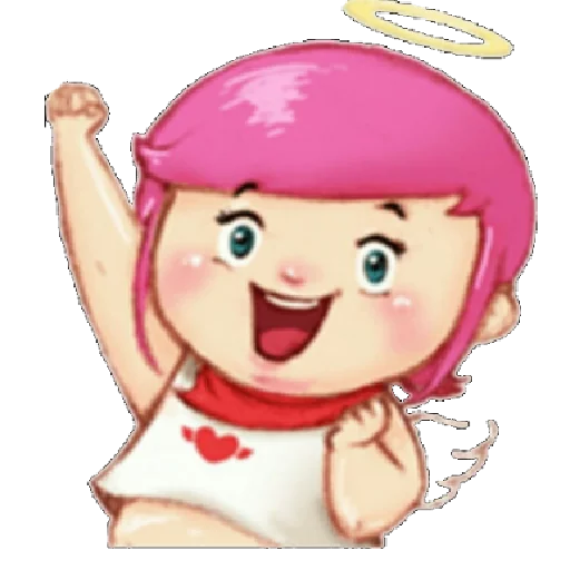 😄 Стикер «Little girl» для Telegram