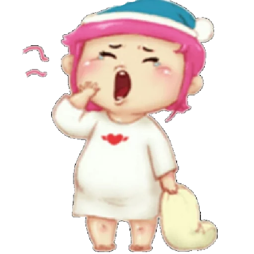 😩 Стикер «Little girl» для Telegram