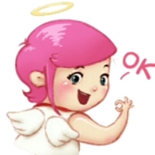 👌 Стикер «Little girl» для Telegram