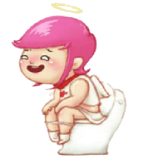 😌 Стикер «Little girl» для Telegram