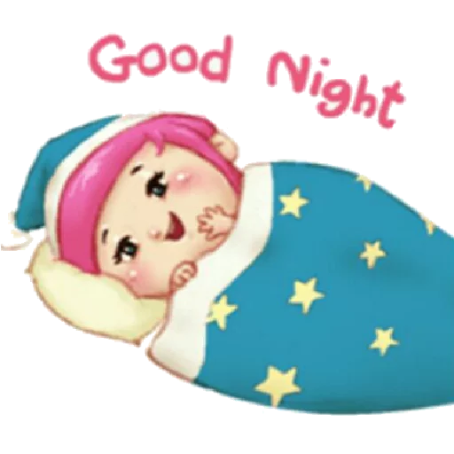 😴 Стикер «Little girl» для Telegram