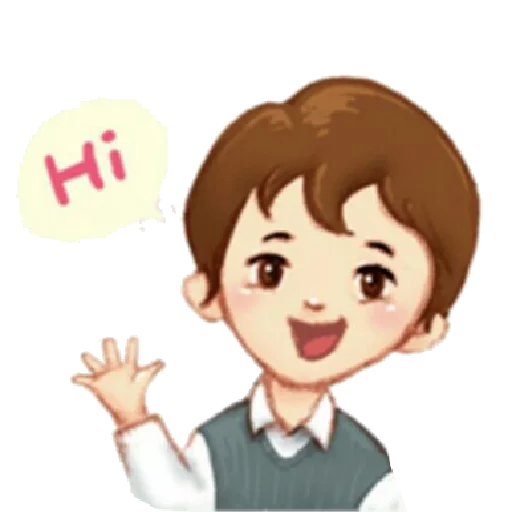 ✋ Стикер «Little girl» для Telegram