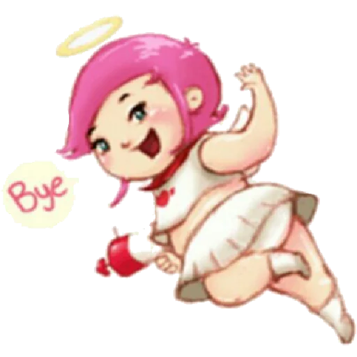 👋 Стикер «Little girl» для Telegram