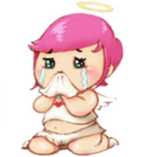 😭 Стикер «Little girl» для Telegram
