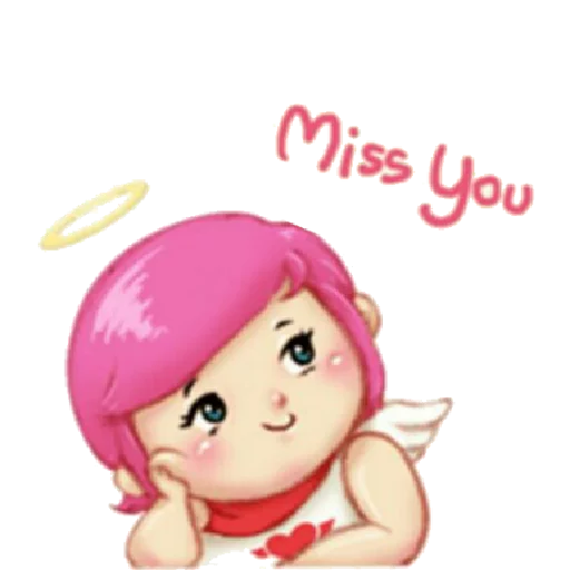😚 Стикер «Little girl» для Telegram