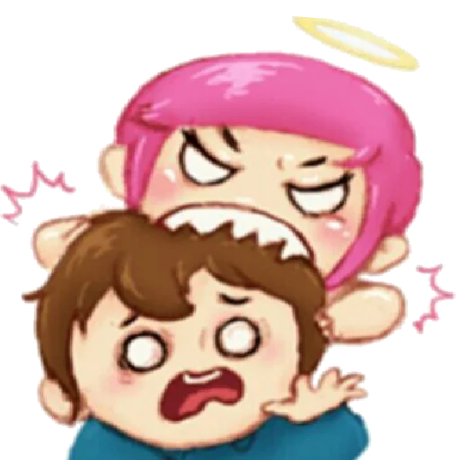 😡 Стикер «Little girl» для Telegram