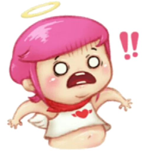 😥 Стикер «Little girl» для Telegram