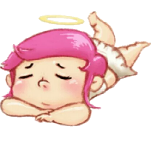 😔 Стикер «Little girl» для Telegram