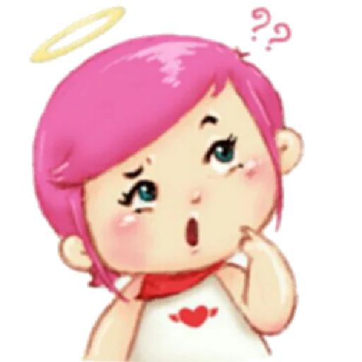 😳 Стикер «Little girl» для Telegram