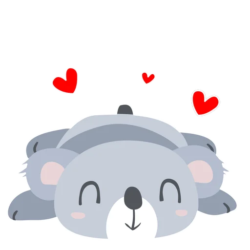 🐨 Стикер «Little Koala» для Telegram