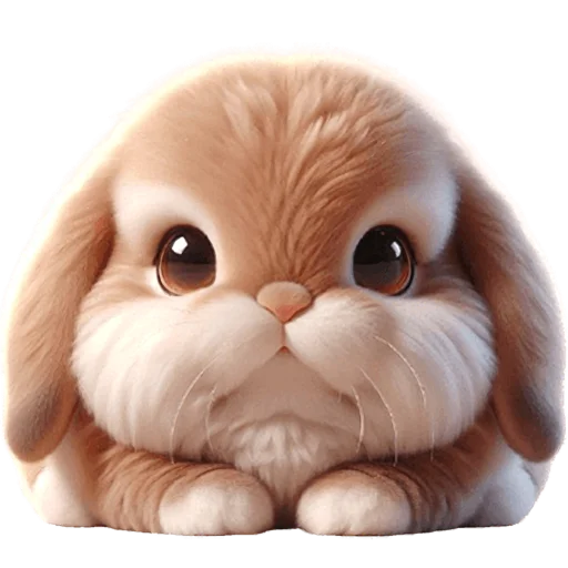 🥺 Стикер «Вислоухий кролик» для Telegram