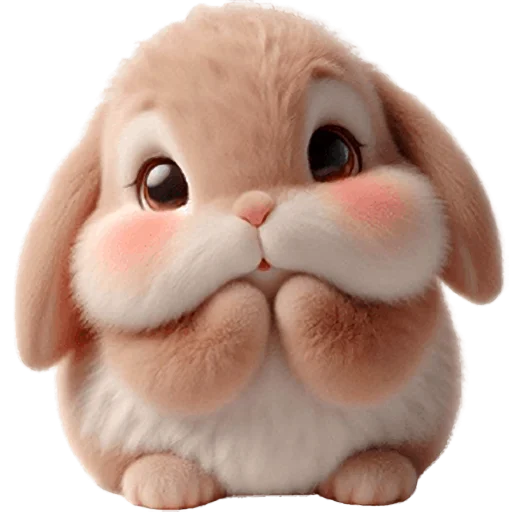 🥹 Стикер «Вислоухий кролик» для Telegram