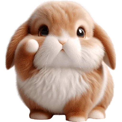 🫡 Стикер «Вислоухий кролик» для Telegram