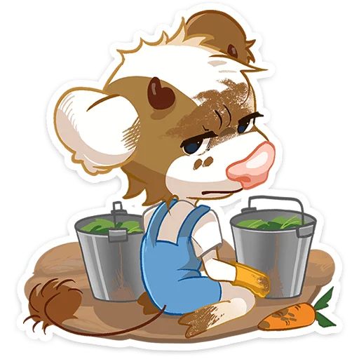 😕 Стикер «Марфуша» для Telegram