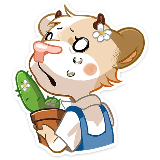 🌵 Стикер «Марфуша» для Telegram
