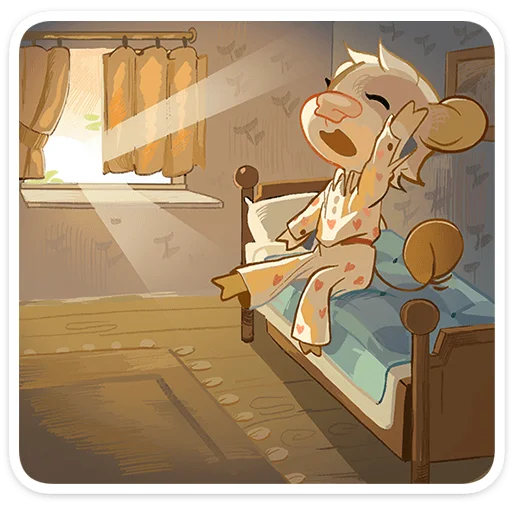 🥱 Стикер «Марфуша» для Telegram