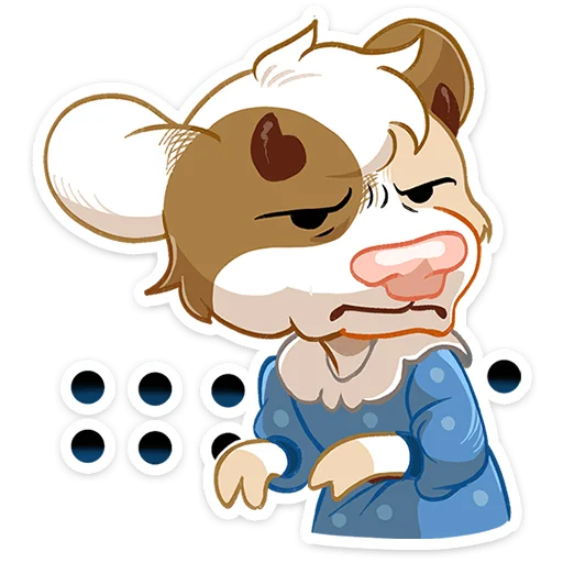 😕 Стикер «Марфуша» для Telegram