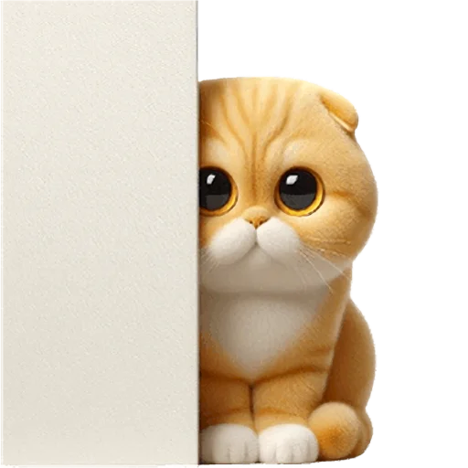 😶 Стикер «Шотландский рыжик» для Telegram