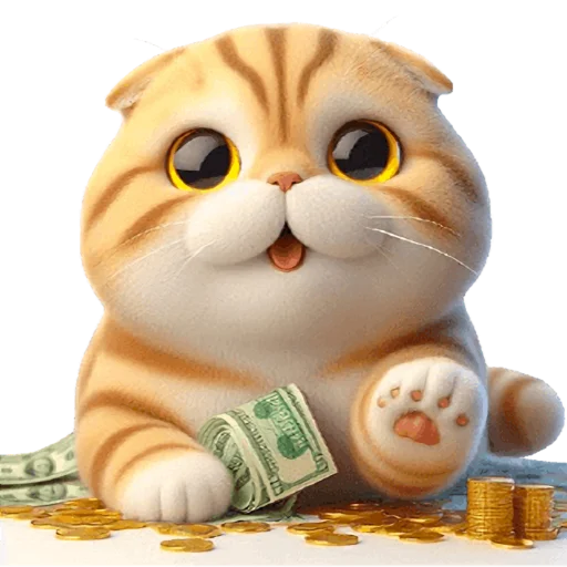💸 Стикер «Шотландский рыжик» для Telegram