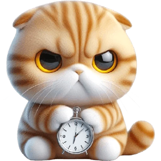 🕰 Стикер «Шотландский рыжик» для Telegram
