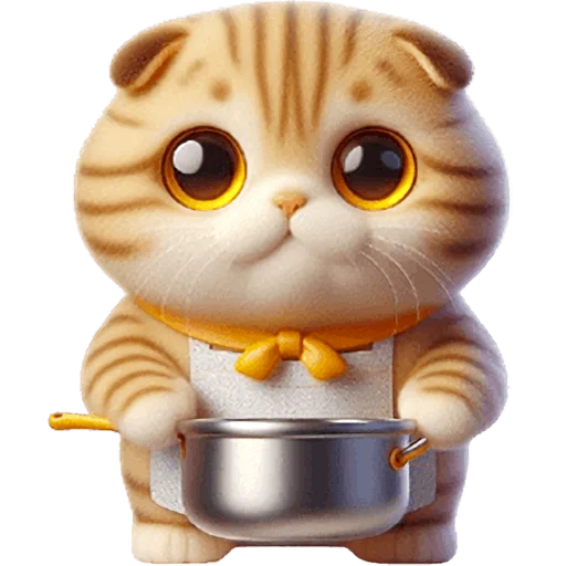👩‍🍳 Стикер «Шотландский рыжик» для Telegram