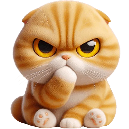 😠 Стикер «Шотландский рыжик» для Telegram
