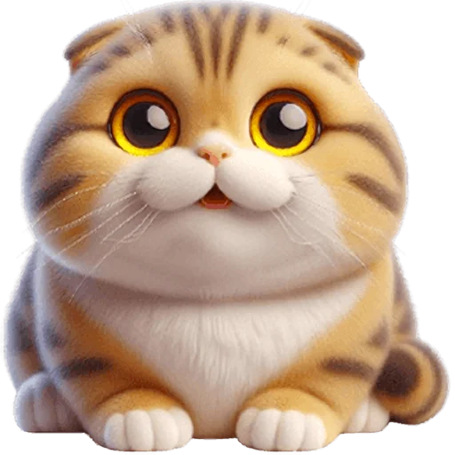 😍 Стикер «Шотландский рыжик» для Telegram