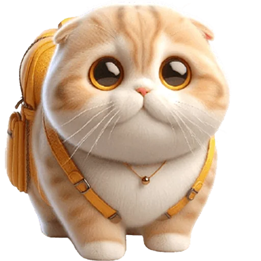 🎒 Стикер «Шотландский рыжик» для Telegram