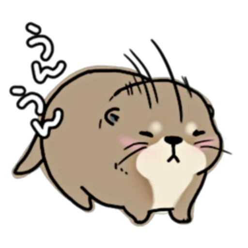 ✅ Стикер «Little otter "Kawauso-san" Part 1-2 (FULL) [JPN]» для Telegram