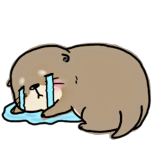 😭 Стикер «Little otter "Kawauso-san" Part 1-2 (FULL) [JPN]» для Telegram
