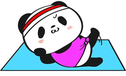 💪 Стикер «Little panda» для Telegram