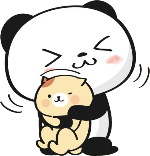 🤗 Стикер «Little panda» для Telegram