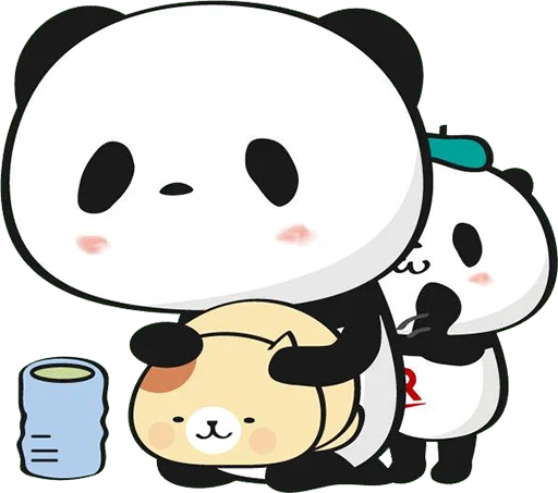 🙂 Стикер «Little panda» для Telegram