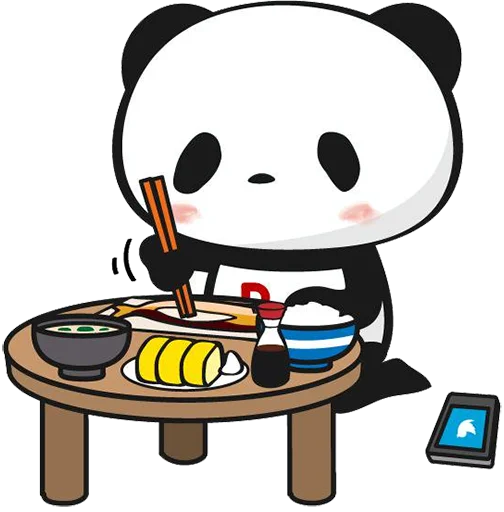 🥡 Стикер «Little panda» для Telegram