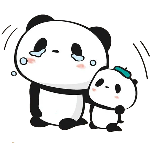 😭 Стикер «Little panda» для Telegram