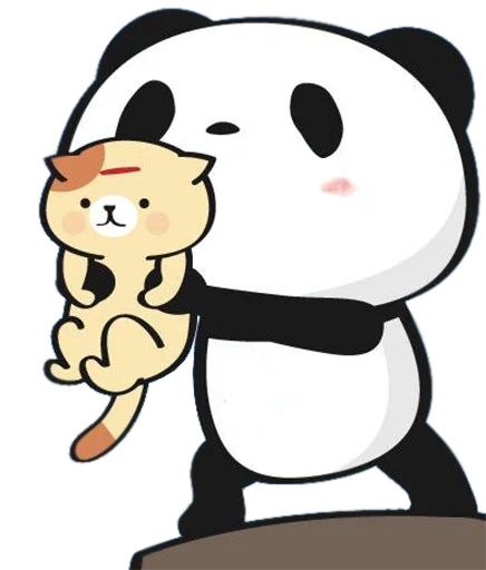 Стикерпак Little panda для Telegram