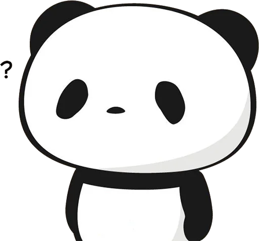 😶 Стикер «Little panda» для Telegram