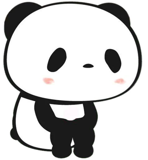 😶 Стикер «Little panda» для Telegram
