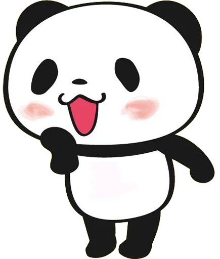 😲 Стикер «Little panda» для Telegram