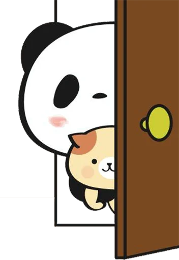 👀 Стикер «Little panda» для Telegram