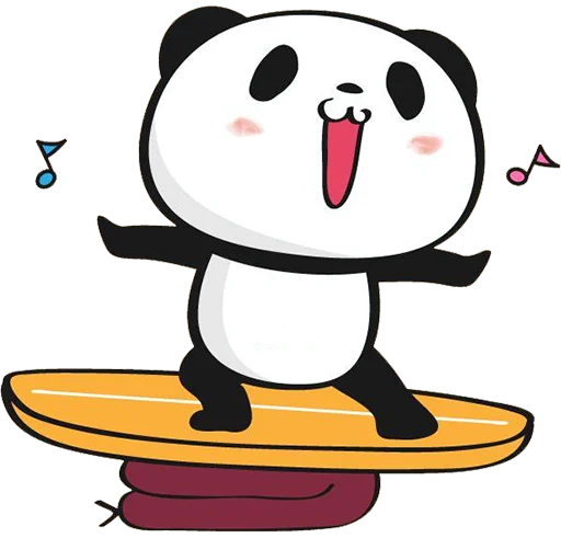 🕺 Стикер «Little panda» для Telegram