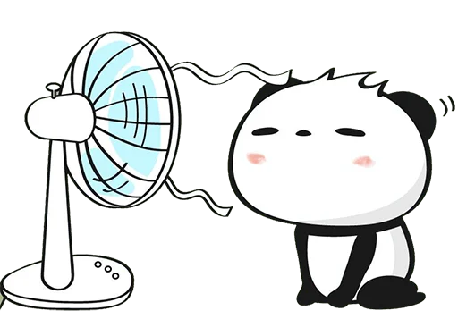 💨 Стикер «Little panda» для Telegram