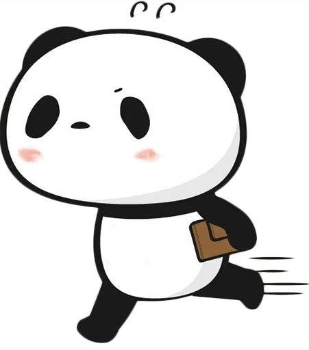 🏃‍♂ Стикер «Little panda» для Telegram
